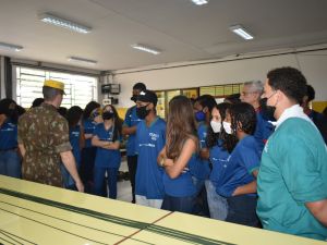 Visita dos Alunos do Centro de Preparação de Oficiais da Reserva (CPOR)